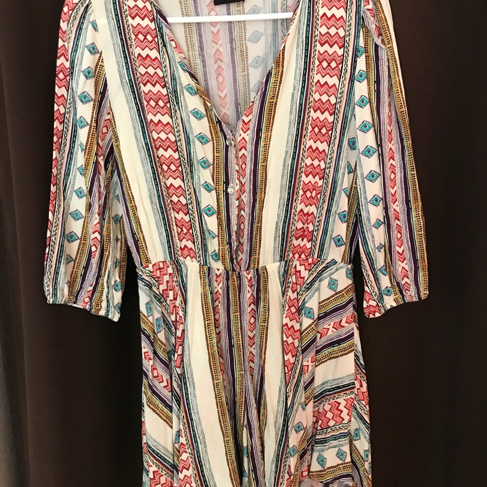 Patterned romper